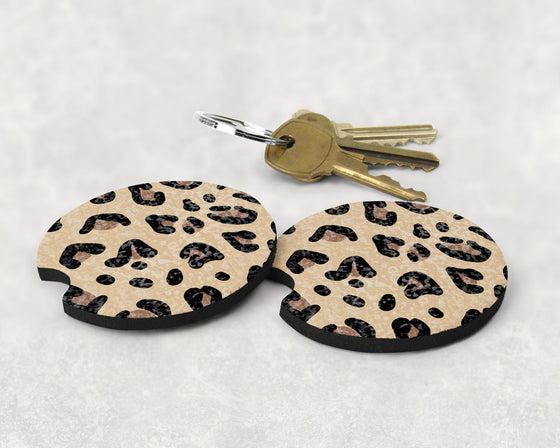 CAR COASTER SET Mother's Day Leopard Set COASTL0520