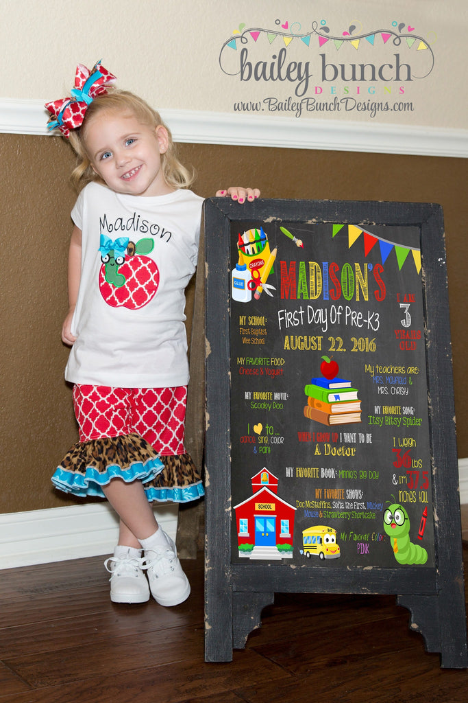 First & Last Day of School Chalkboard, Large - When I grow up SCHOOLLRGCHALK0520