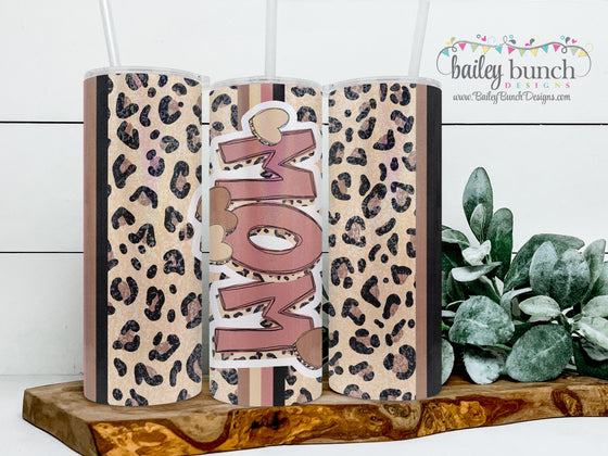 Mother's Day Leopard Shimmer Glitter Tumbler TUMBMOTHERS20520