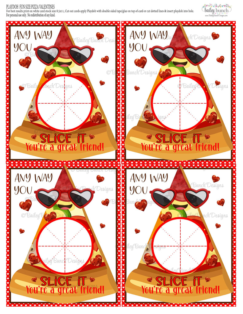 Pizza Playdoh Valentine Printables IDPIZZAPLAYDOH0520