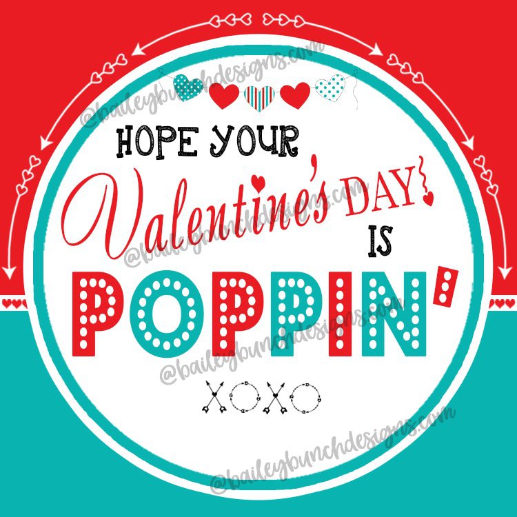 Valentine Pop It Fidget Gift Tags Red Valentine POPPIN VALENTINE IDVDAYPOPPINVDAYRED0520