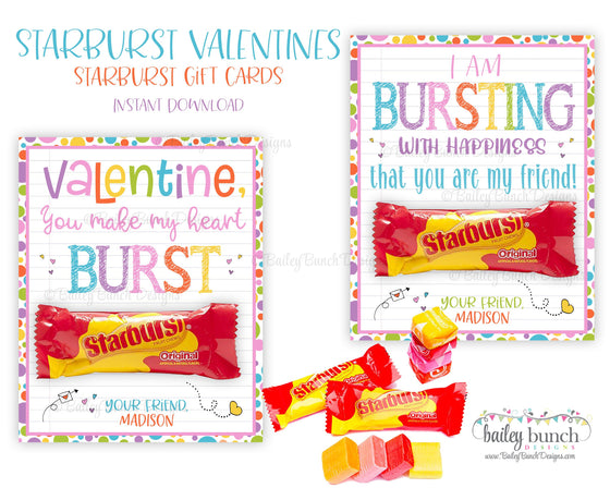 Starburst Rainbow Pastel Valentine Printables IDSTARBURSTPLAYDOH0520