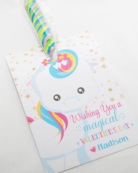 Magical Unicorn Valentines, IDVDAYUNICORN0520