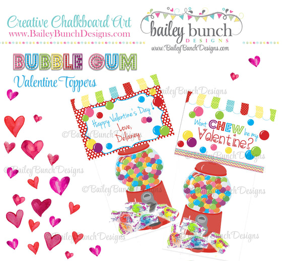 Wont CHEW be my Valentine Treat Tags, RED Valentines VDAYREDCHEWS0520