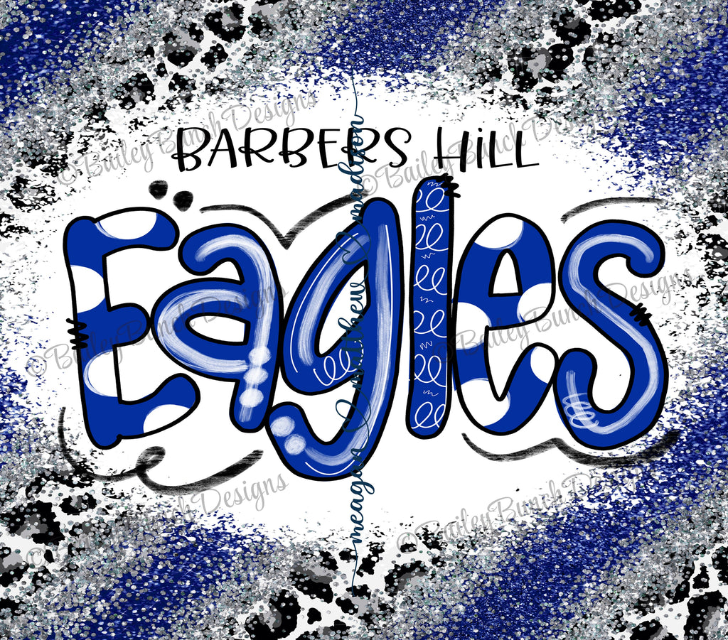 BH Eagles Shimmer Glitter Tumbler TUMBEA20520